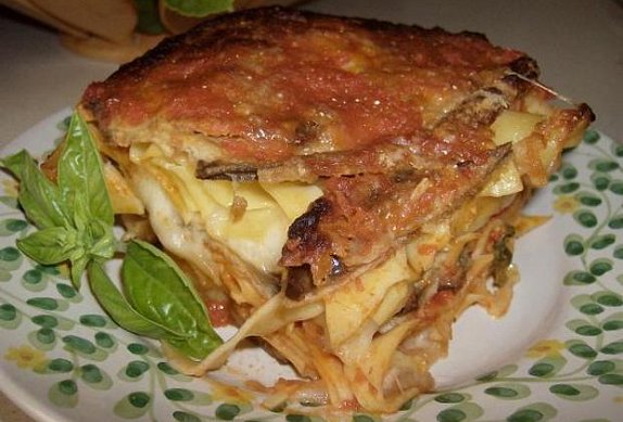 Zapečené těstoviny alla parmigiana